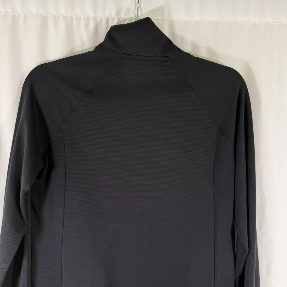 Under Armour Run Jacket Women's Medium Black 1/4 Zip Long Sleeve Pullover